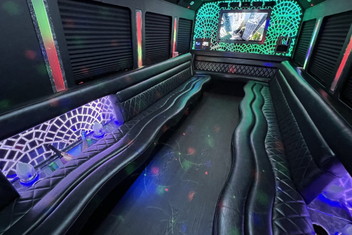 Roseville Limo Bus Interior