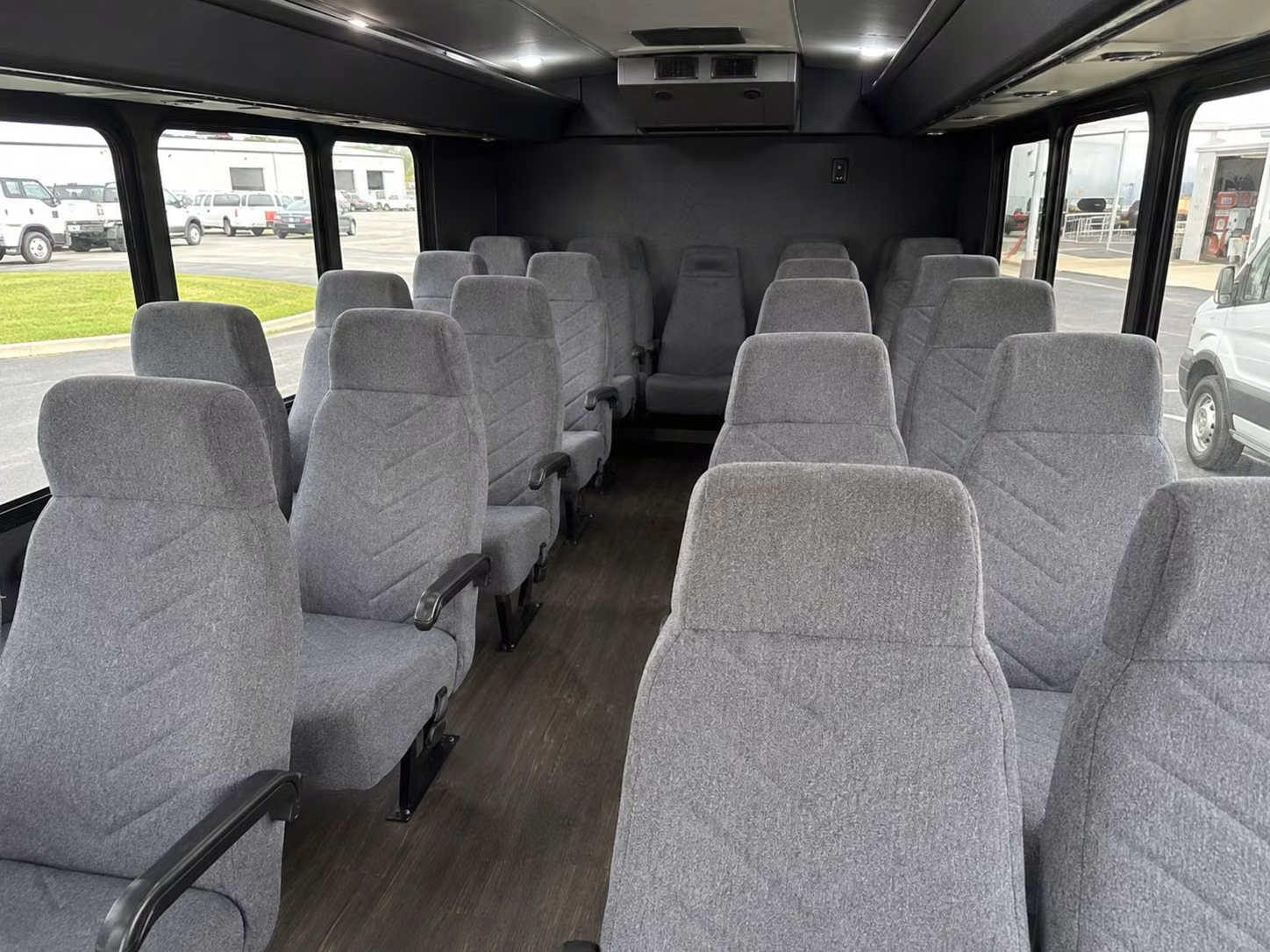 18 passenger minibus interior
