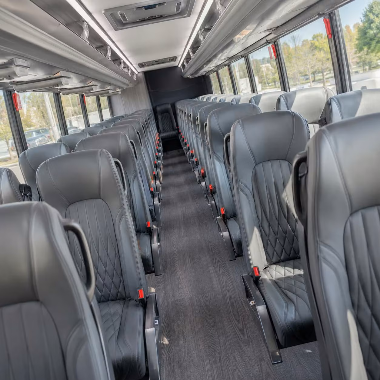 35 passenger minibus inside