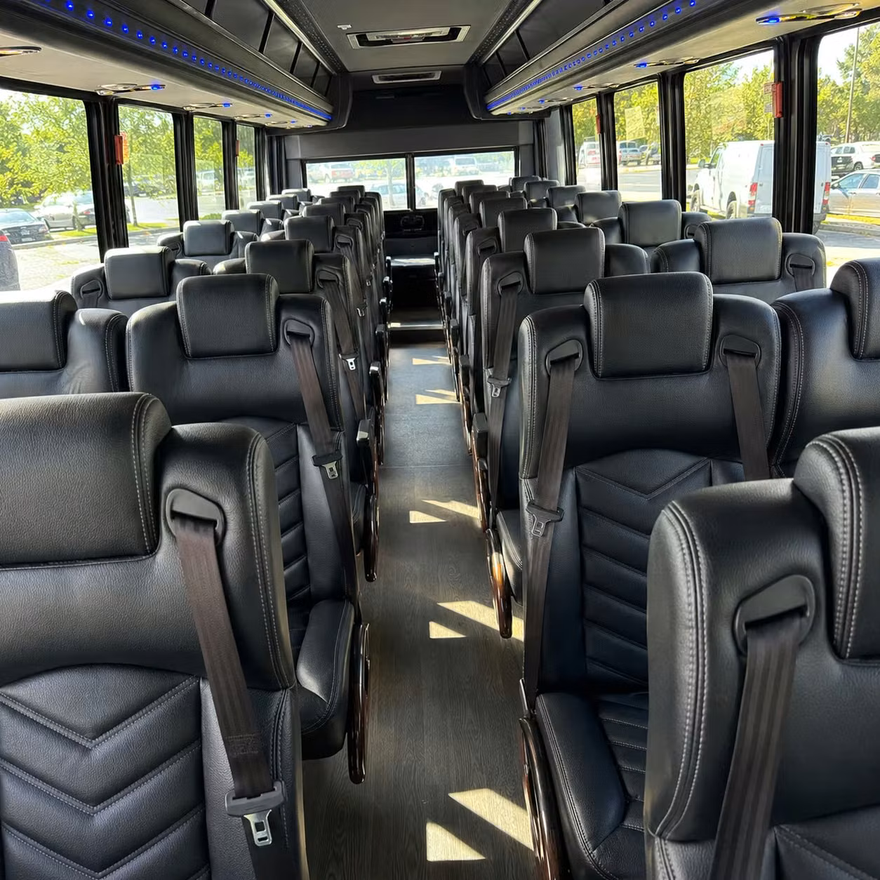 35 passenger minibus interior