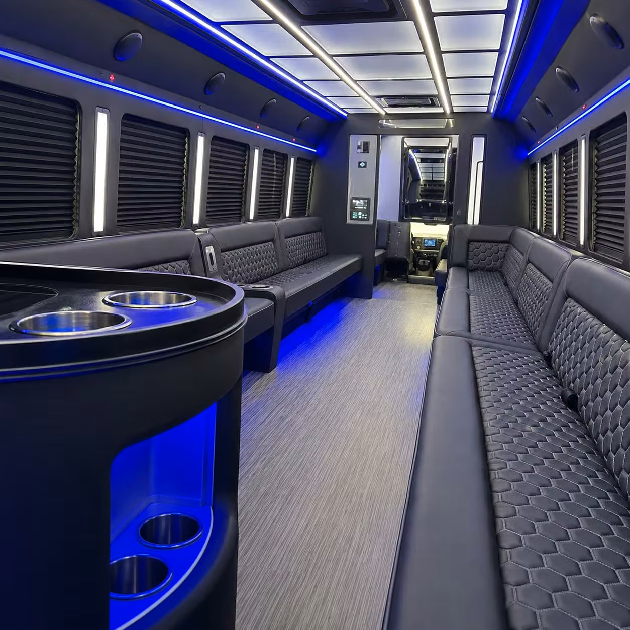 party bus interior