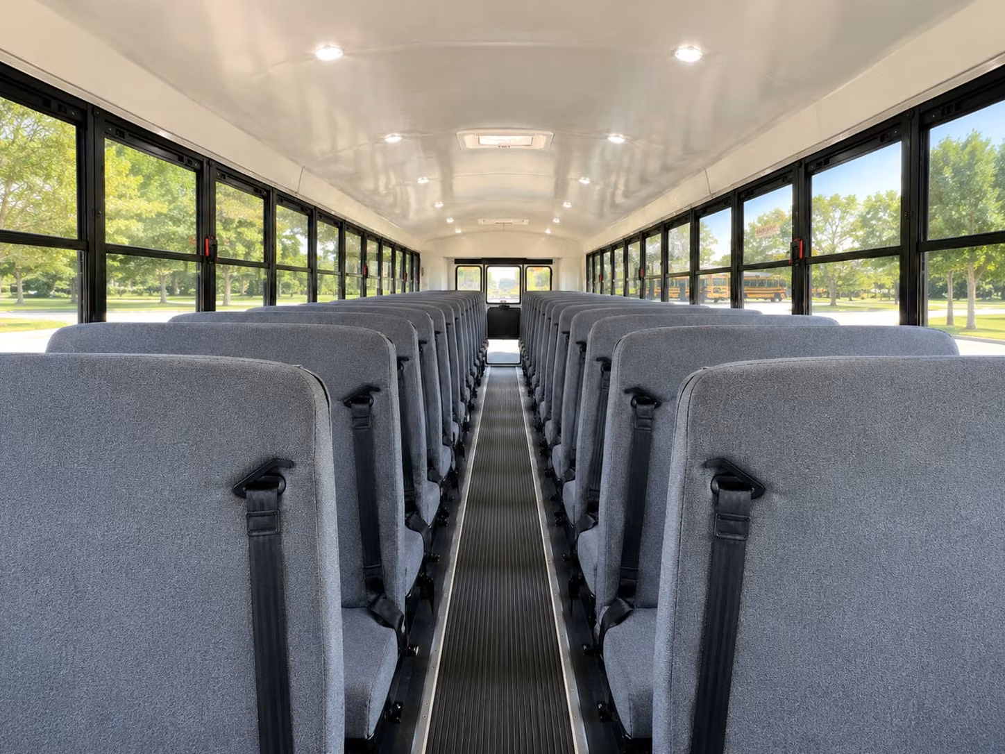 school bus interior