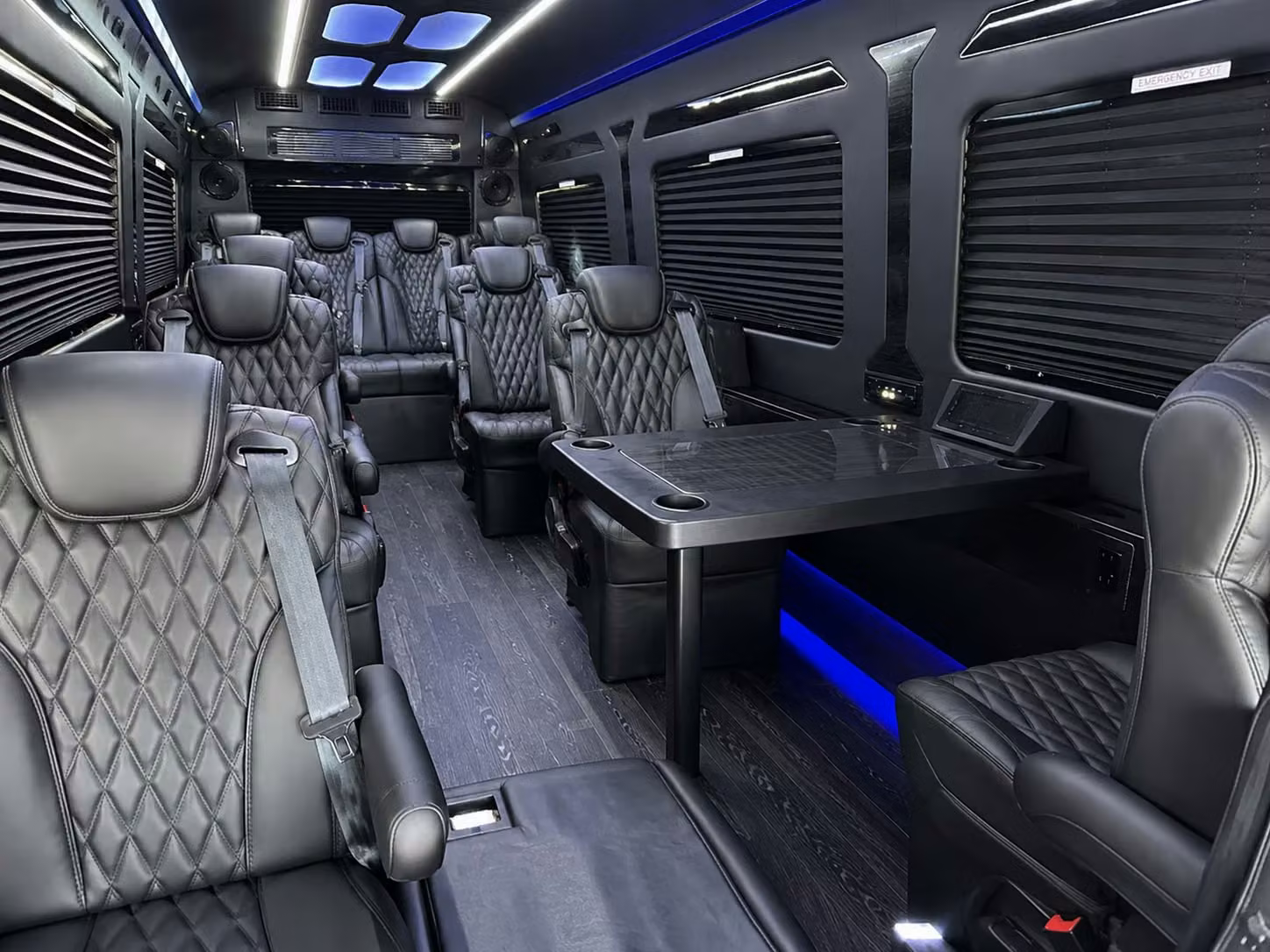 sprinter van with driver interior