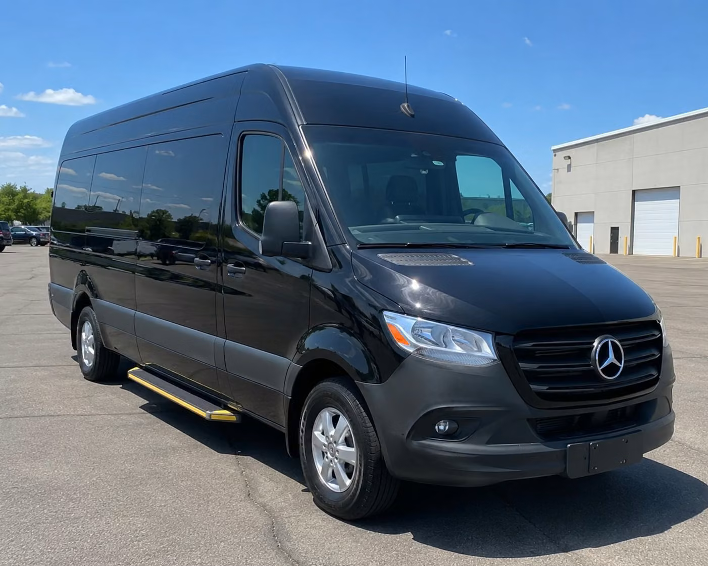 sprinter vans and minibuses for roseville bridal party transportation